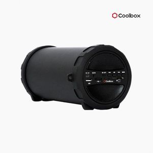 Parlante bluetooth con Subwoofer, puertos USB, SD, Aux-in, función radio FM, incluye correa para fácil transporte