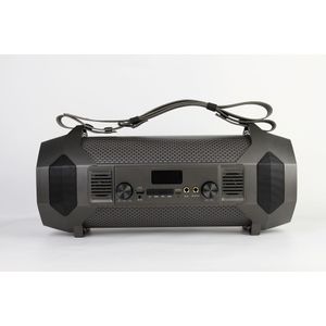 Parlante bluetooth portátil con función Karaoke, Subwoofer, entrada de micrófono y guitarra