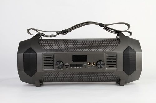 Parlante bluetooth portátil con función Karaoke, Subwoofer, entrada de micrófono y guitarra