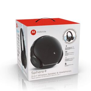 Parlante Bluetooth Sphere Plus 2 en 1 con Audífonos Bluetooth, resistente a salpicaduras IP54, sonido HD