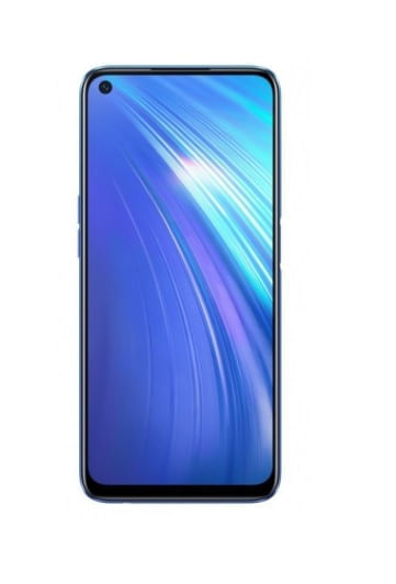 Realme 6 Azul, Dual Sim, 4 Cámara, Cámara Principal de 64MP, 128 GB de Memoria y 4 de RAM, Batería de 4,300 mAh (typ), Pantalla 6.5"