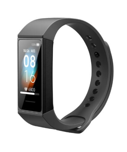 Mi Band 4C, Pantalla 1.08" a color TFT, Monitorea frecuencia cardiaca y sueño, 5 modos de entrenamiento, resistente al agua.