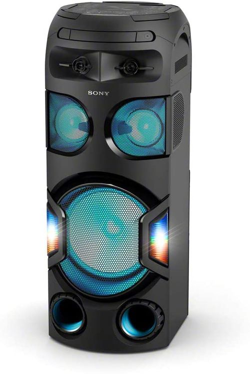 Sistema de audio de alta potencia con tecnología Bluetooth V72D luces de Fiesta 360°,control de voz/gestos, panel resistente a salpicaduras,TAIKO,HDMI