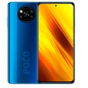 Xiaomi Poco Phone X3 NFC, , pantalla de  6.7",cámara posterior triple 64+13+2+2 MP, frontal de 20MP , almacenamiento 128GB, RAM 6 GB,azul