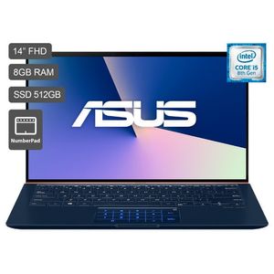 Laptop ZENBOOK UX433FA-A5307T 14" CORE i5 512GB 8GB