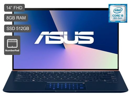 Laptop ZENBOOK UX433FA-A5307T 14" CORE i5 512GB 8GB