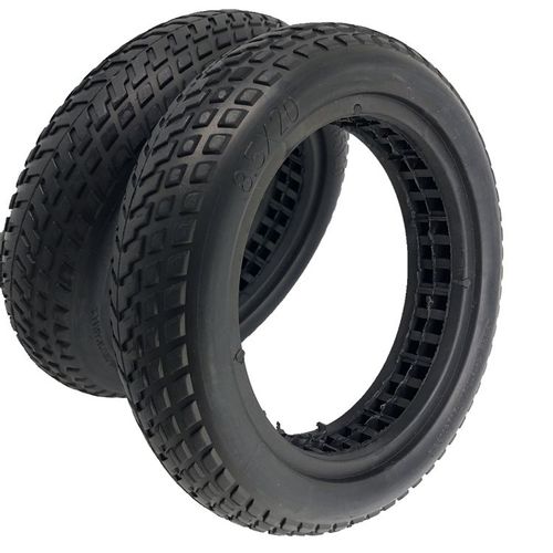 Llanta sólida negra de 8.5" con diseño espiga para scooter Xiaomi