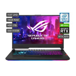 Laptop Gamer ROG STRIX SCAR III G531GW 15.6" CORE I7 1TB+512GB SSD 16GB RTX2070 8GB 240Hz