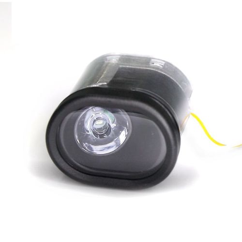 Luz led blanca delantera de repuesto para scooter eléctrico Ninebot ES1/ES2/ES4, color negro