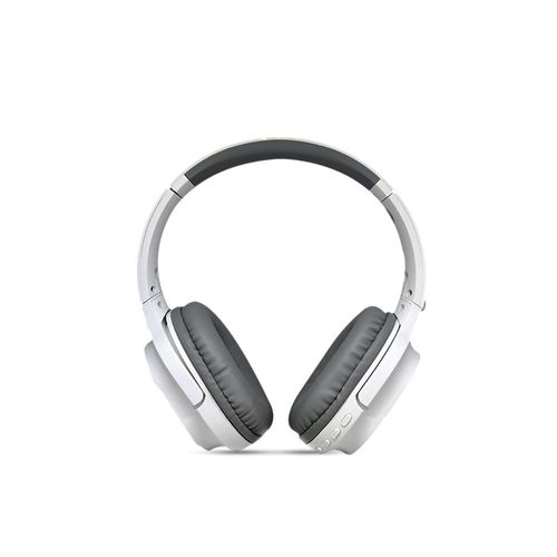 Audífono Bluetooth On ear BT-9981 función manos libres, FM, conexión Aux-in, puerto Micro SD, Blanco