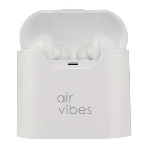 Audífonos Bluetooth In ear True Wireless con estuche de carga, almohadillas de silicona, blanco