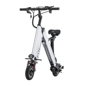 Scooter eléctrico plegable FTN A2 PRO color silver, vel. máx 30 km/h, autonomía 30-40 km, llantas 8", tolerancia 100 kg, 350W, tiempo carga 4-6 horas