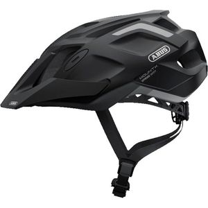 Casco MountK Deep Black talla L, EPS amortiguador de golpes, reflectores brillantes, 5 entradas 10 salidas de aire,ajustable,tamaño de cabeza 53-58 cm