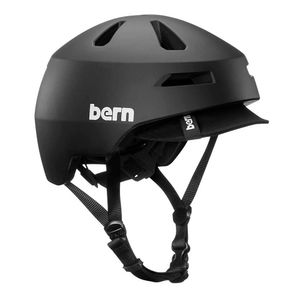 Casco Brentwood 2.0 Matte Black con Visor talla M,estilo urbano,tecnología Zipmold, visera suave, estándar: CPSC, EN1078, tamaño de cabeza: 55.5-59 cm