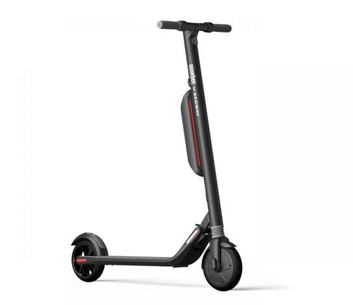 E-scooter Ninebot ES3, autonomía 45km, vel máx 25 km/h, doble batería, luz delantera, llanta sólida 8",freno eléctrico y mecánico,suspensión delantera
