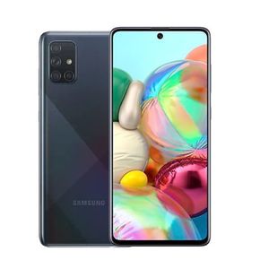 Galaxy A71, 4 Cámaras traseras, Cámara principal de 64MP, 128GB de Memoria y 6GB de RAM, Batería de 4,500 mAh con carga rápida, Pantalla 6.7" Dual Sim