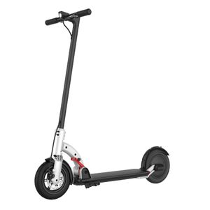 Scooter eléctrico N4 blanco, autonomía 20km, vel. máx. 25 km/h, motor 300W, llantas de 8.5" con cámara, tolerancia 100kg, freno de disco, pantalla LED