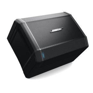 Parlante bluetooth amplificador S1 PRO batería recargable, entradas para micrófono o instrumento musical, controles de ecualización, color Negro