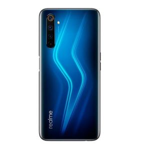 Realme 6 Pro Azul, Dual Sim, 4 Cámara, Cámara Principal de 64MP, 128 GB de Memoria y 8 de RAM, Batería de 4,300 mAh (typ), Pantalla 6.6"