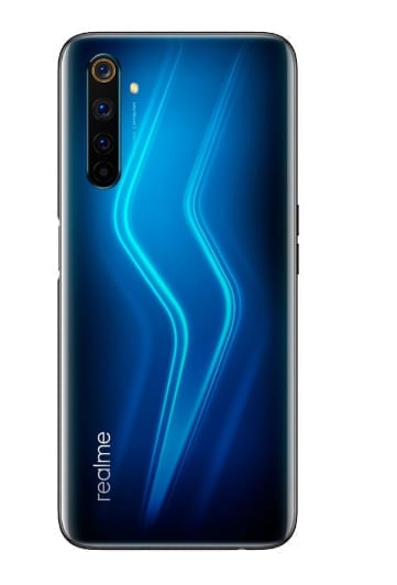 Realme 6 Pro Azul, Dual Sim, 4 Cámara, Cámara Principal de 64MP, 128 GB de Memoria y 8 de RAM, Batería de 4,300 mAh (typ), Pantalla 6.6"