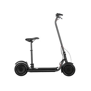 Scooter eléctrico N7 negro, autonomía 30km, vel máx 25km/h, potencia 300W, llantas de 10" con cámara, tolerancia 120kg, asiento opcional, pantalla LED