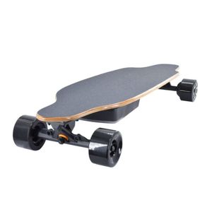 Skateboard eléctrico SK52 color madera natural, autonomía: 20km, velocidad máxima: 40km/h, tolerancia: 120kg, con 3 velocidades y 2 modos de manejo