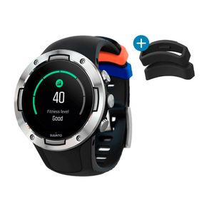 Smartwatch Suunto 5, ideal para entrenamientos,sumergible 50 metros,hasta 14 días de duración bateria,más de 80 modos de deporte, color negro acero