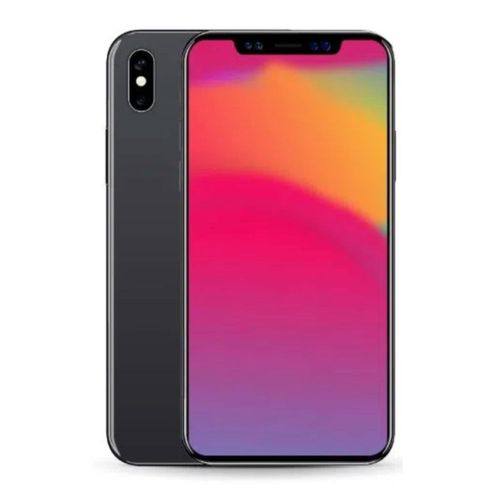 Iphone X, color gris, cámara doble, cámara principal 12MP, 64GB de memoria, 3GB RAM, batería de 2716 mAh con carga rápida e inalámbrica, pantalla 5.8"