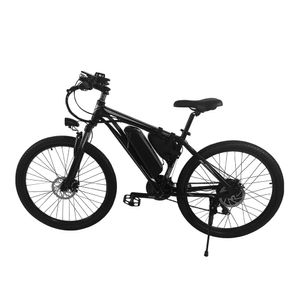 Bicicleta eléctrica Raptor gris/negro, autonomía 40-45km, vel máx 25km/h, llantas de 26", suspensión y luz delantera, holder para celular y bocina