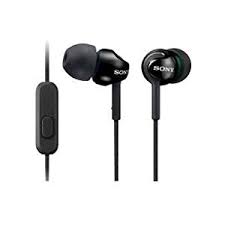 Audífono In ear con micrófono MDREX110APBQU cable plug 3.5mm en forma de L bañado en oro